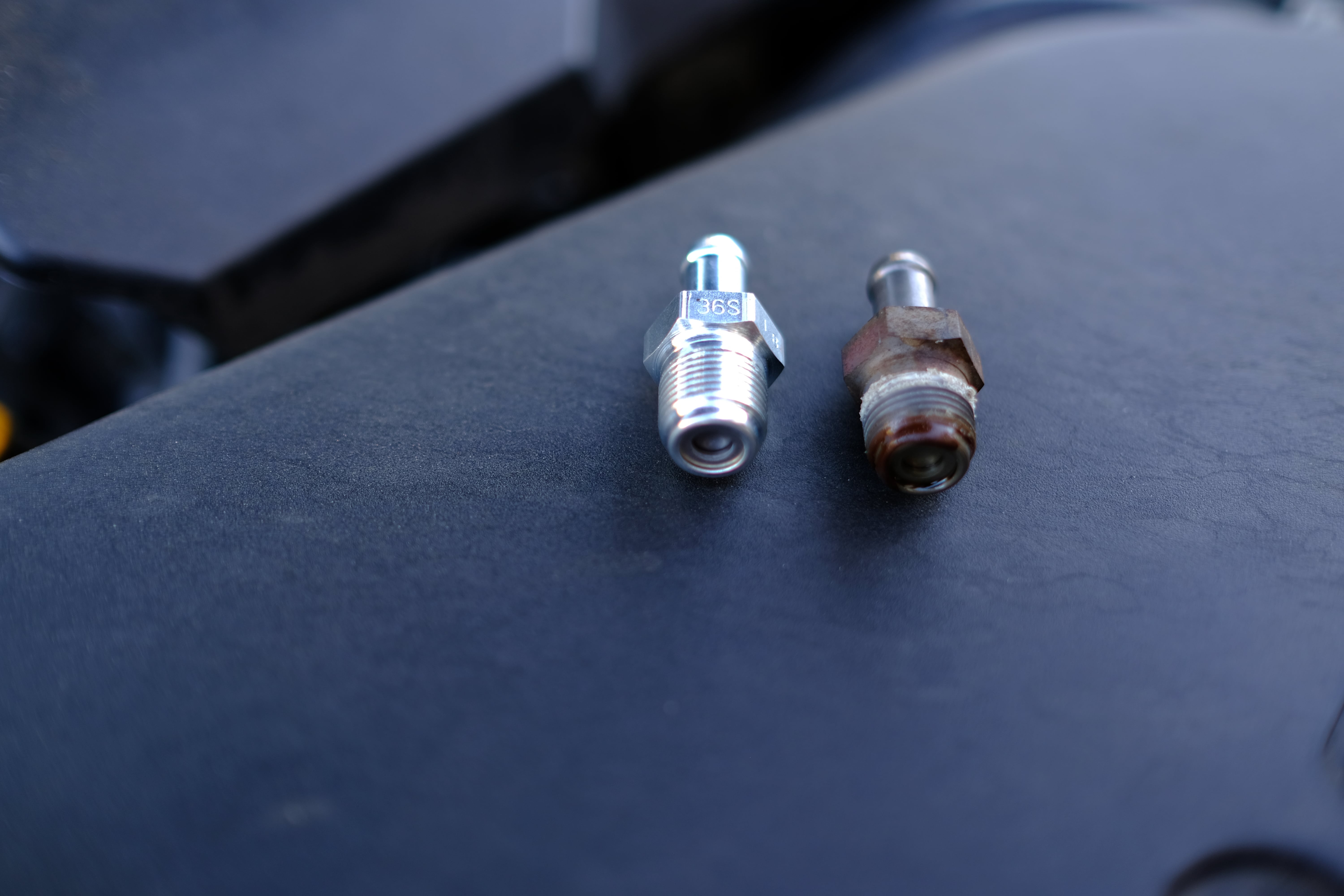 Old PCV valve vs New