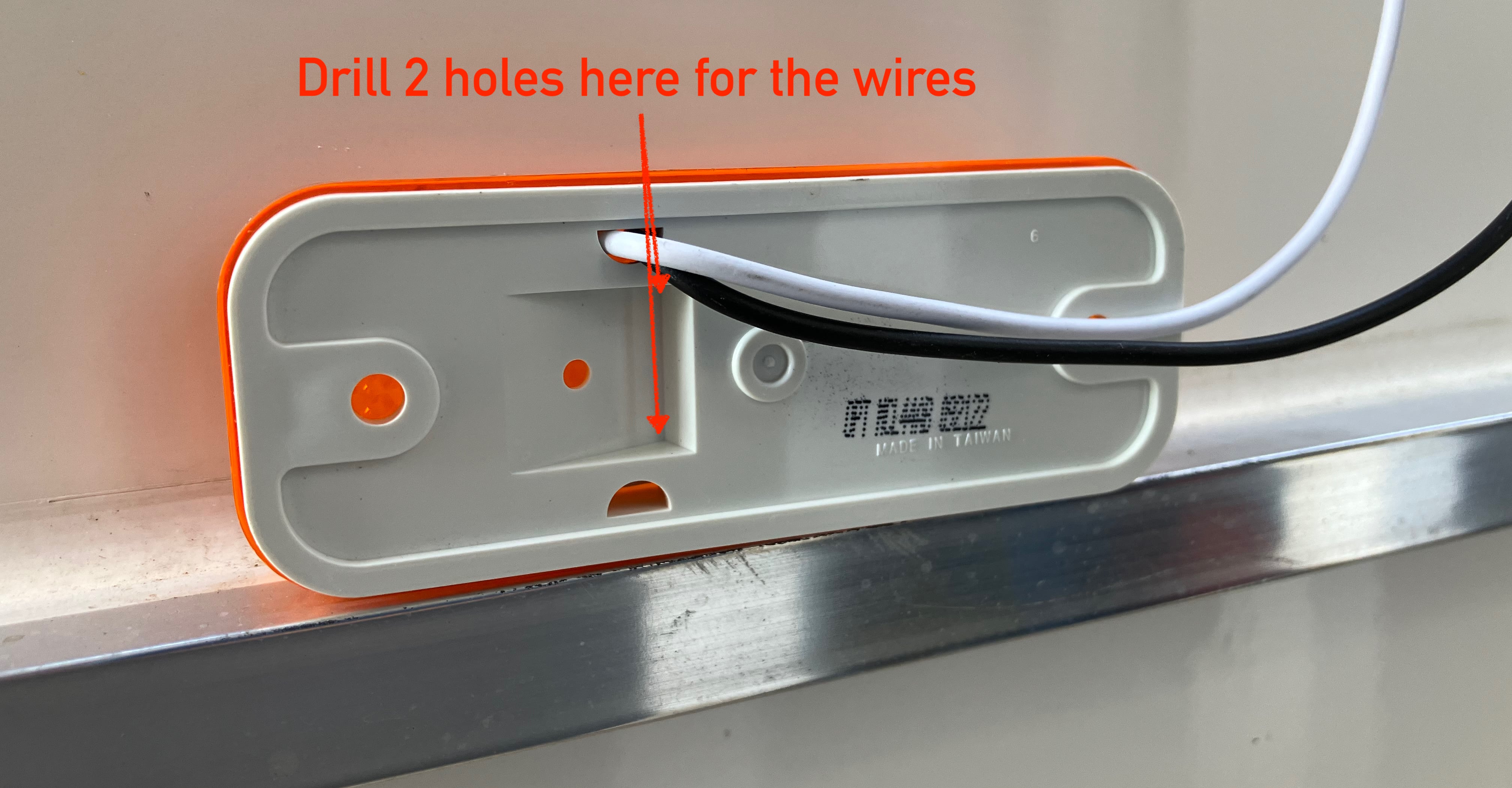 Side Marker Light Hole Location