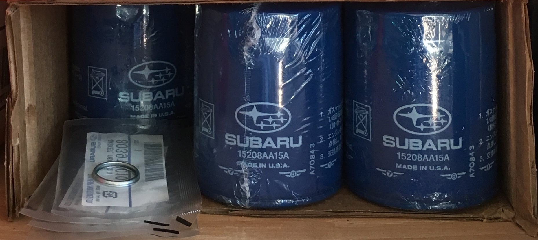 Subaru Forester FB25 2015 Oil Filters