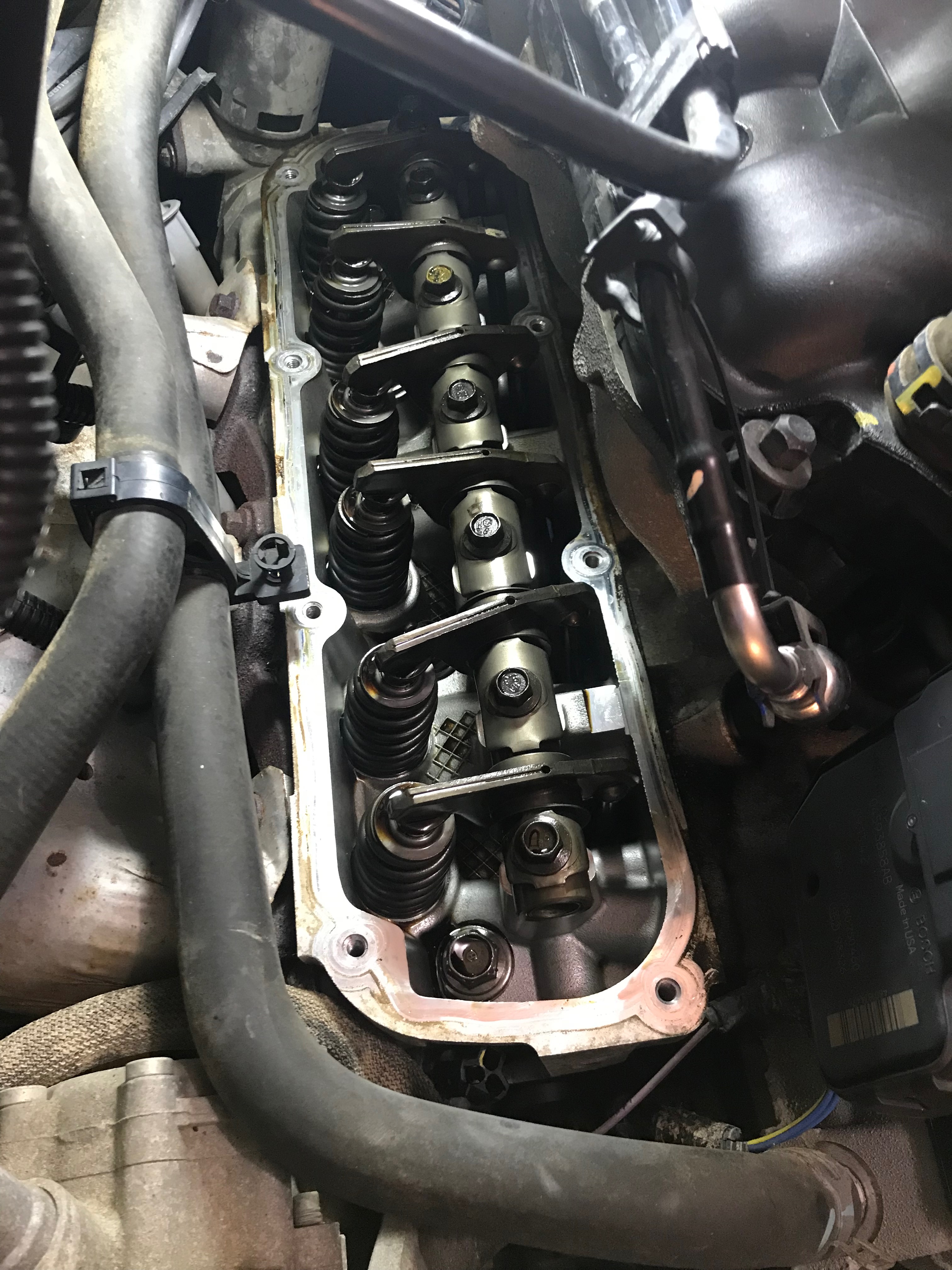 Under valve cover